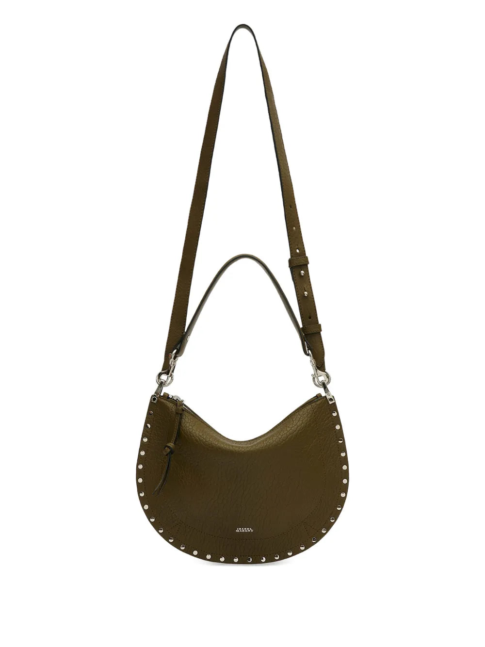 Isabel Marant Oskan Studded Zip Shoulder Strap — Same as shown — Size One Size — Detail View