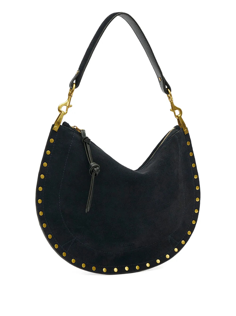 Isabel Marant Oskan Studded Zip Shoulder Strap — Same as shown — Size One Size — Top View