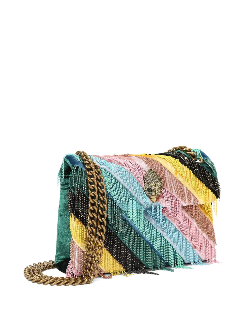 Kurt Geiger London Mini Kensington Fringes Shoulder Bag — Same as shown — Size One Size — Side View