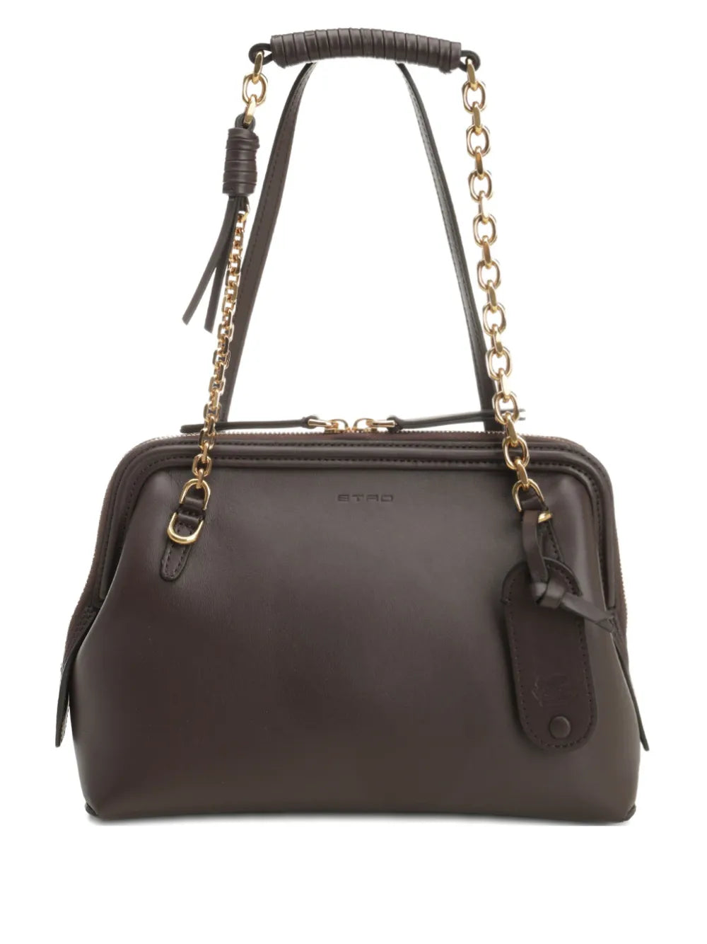 Etro Small Leather Shoulder Bag — Same as shown — Size One Size — Front View