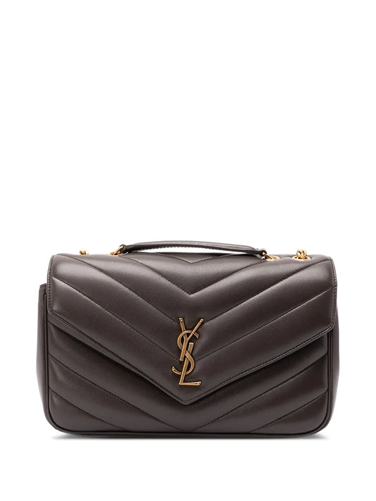 Saint Laurent Chevron Chain Shoulder Bag — Same as shown — Size One Size — Front View