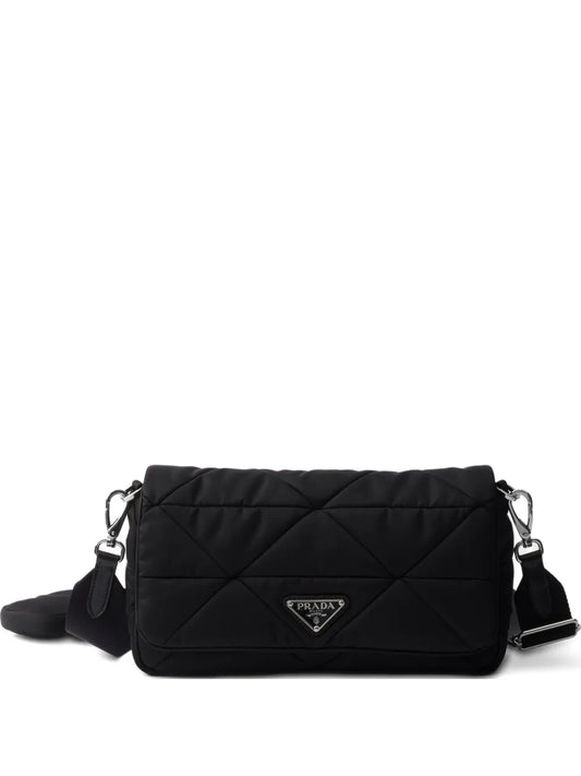 Prada Stitching Padded Shoulder Bag — Same as shown — Size One Size — Front View