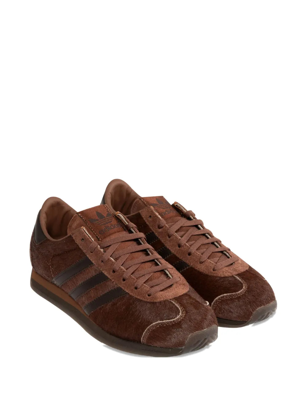 adidas Country Sneakers — Brown — Size US M 9.5 - US W 11 — Side View