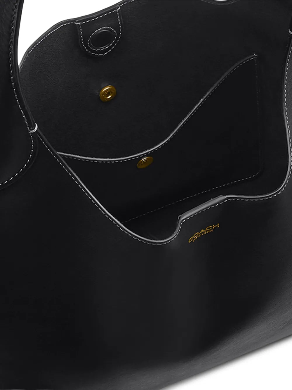 Coach Leather Shoulder Bag — Same as shown — Size One Size — Back View