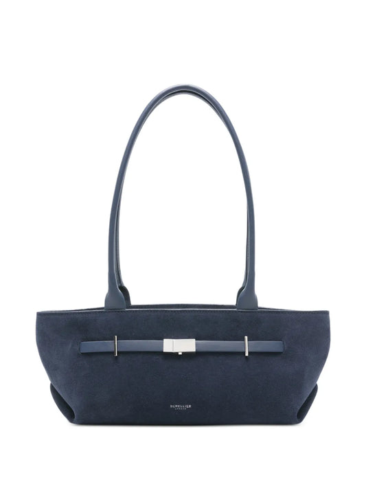 Demellier New York Suede Shoulder Bag — Same as shown — Size One Size — Front View