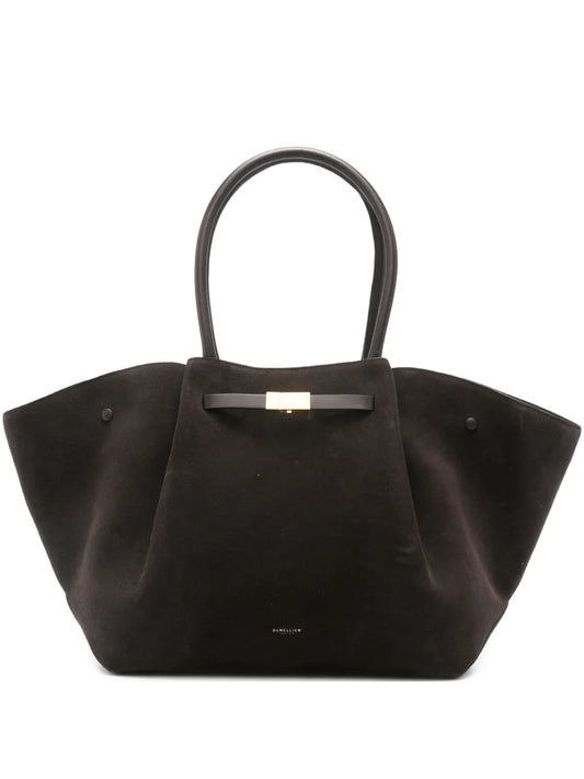 Demellier New York Suede Shoulder Bag — Same as shown — Size One Size — Front View