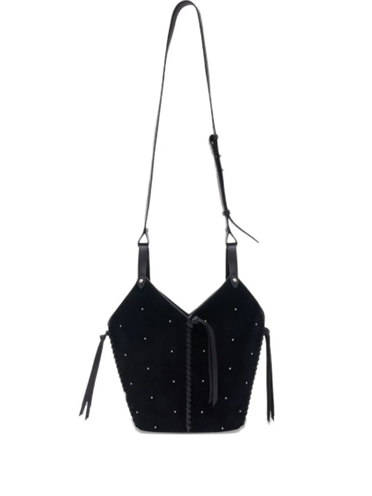 Isabel Marant Tampa Studded Shoulder Bag — Same as shown — Size One Size — Front View