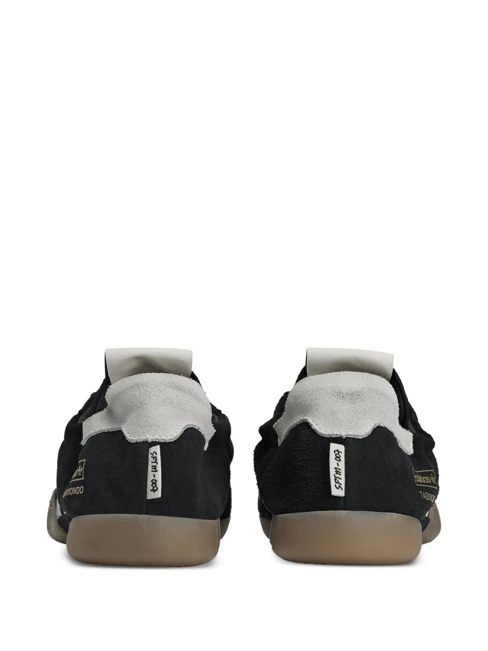 adidas Taekwondo Striped Sneakers — Black — Size US M 9.5 - US W 11 — Back View