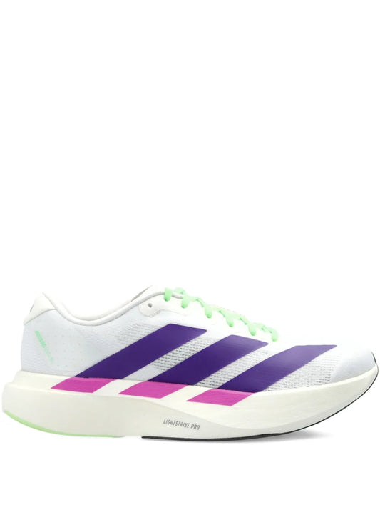 adidas Adizero Evo Three-Striped — White — Size US M 3.5 - US W 5 — Front View