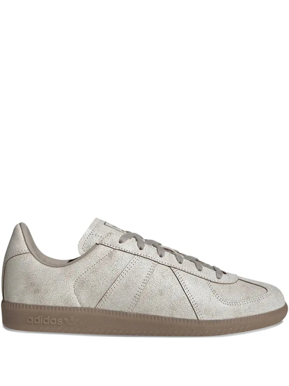adidas Bw Army Low-Top Leather Sneakers — Neutrals — Size US M 10 - US W 11.5 — Front View