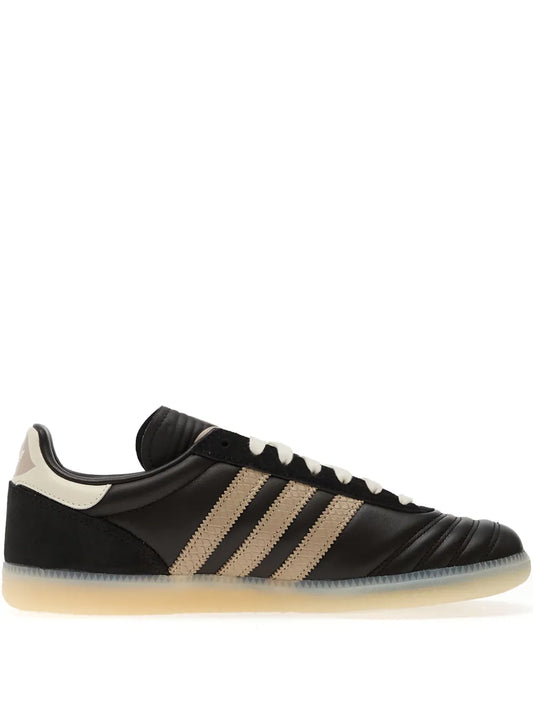 adidas Samba Lace-Up Sneakers — Black — Size US M 10.5 - US W 12 — Front View