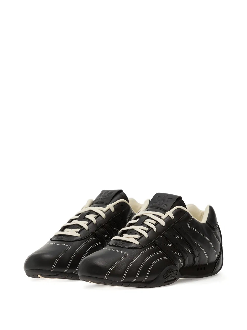 adidas Adiracer Lo Stitched Sneakers — Black — Size US M 4.5 - US W 6 — Side View