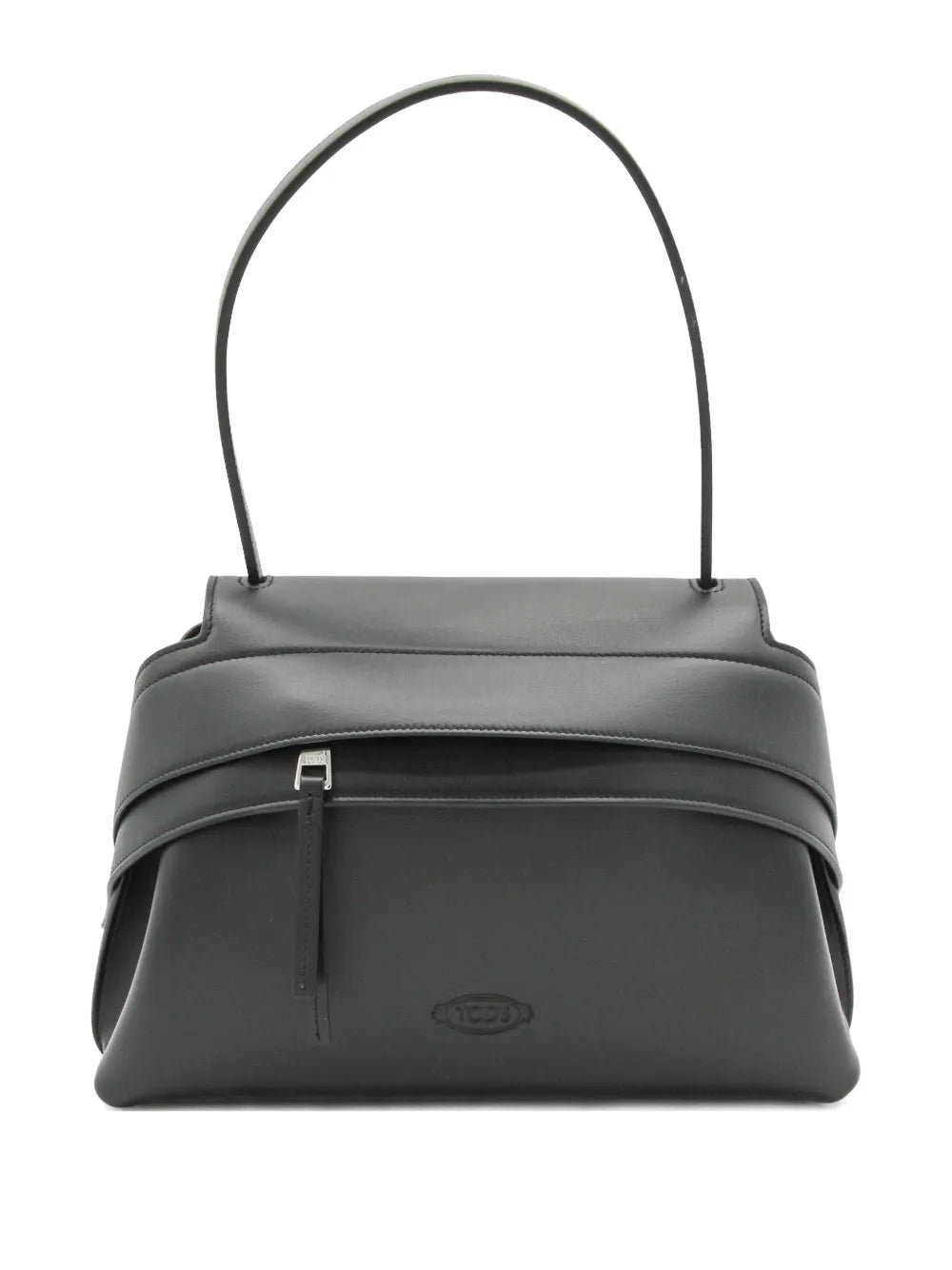 Tods Small Wave Leather Shoulder Bag — Same as shown — Size One Size — Front View