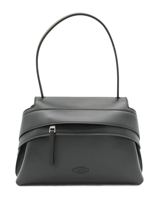Tods Small Wave Leather Shoulder Bag — Same as shown — Size One Size — Front View