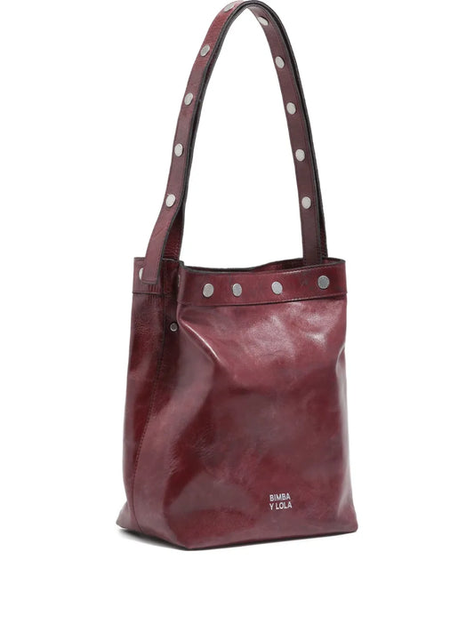 Bimba Y Lola Carlino Studded Shoulder Bag — Same as shown — Size One Size — Front View