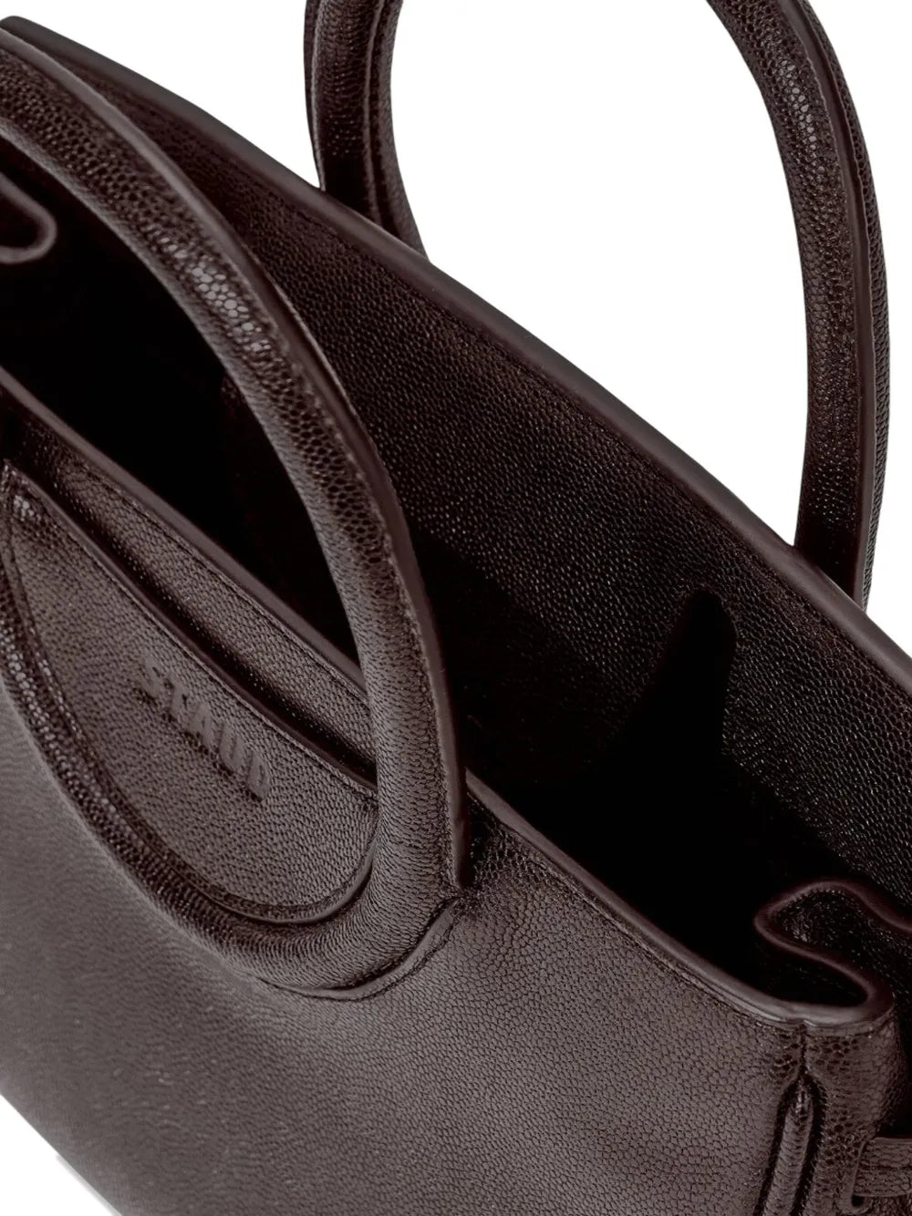 Staud Mini Maude Top Zip Shoulder Bag — Same as shown — Size One Size — Top View