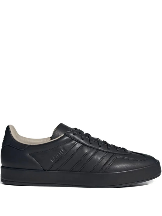 adidas Gazelle Indoor Sneakers — Black — Size US M 3.5 - US W 5 — Front View
