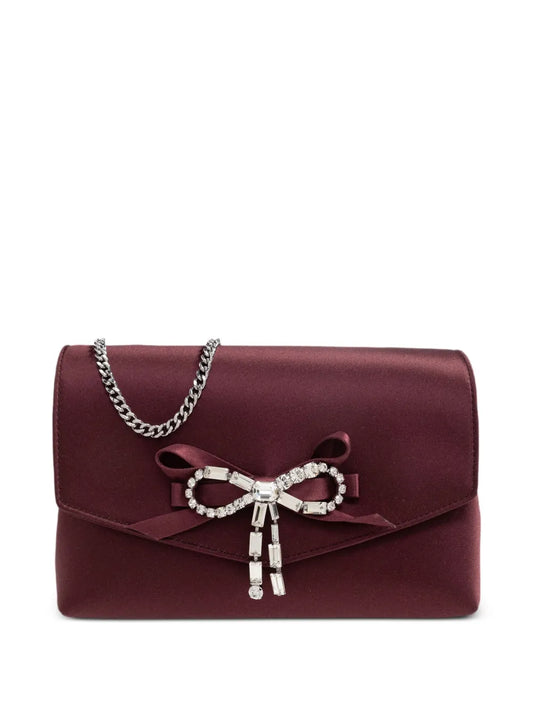 Jimmy Choo Mini Bow Detail Shoulder Bag — Same as shown — Size One Size — Front View