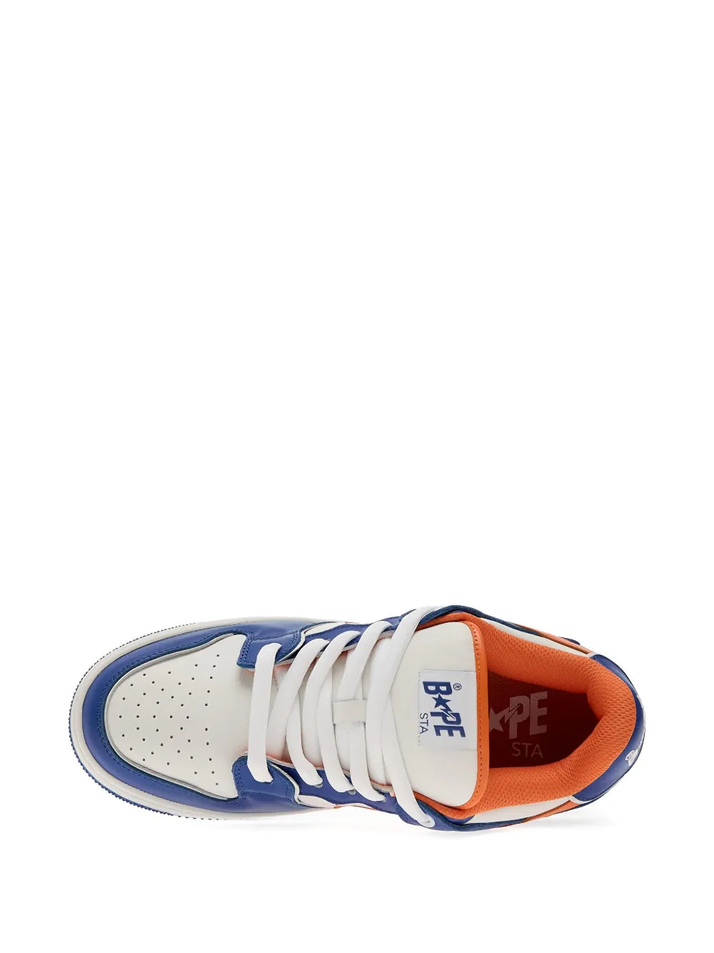 A Bathing Ape?Sk8 Sta 1 M2 Sneakers — Blue — Size US M 3.5 - US W 5 — Top View