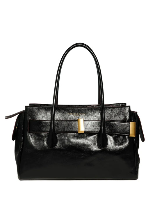 Roberto Festa Large Emeralda Buckle Detail Shoulder Bag — Same as shown — Size One Size — Front View