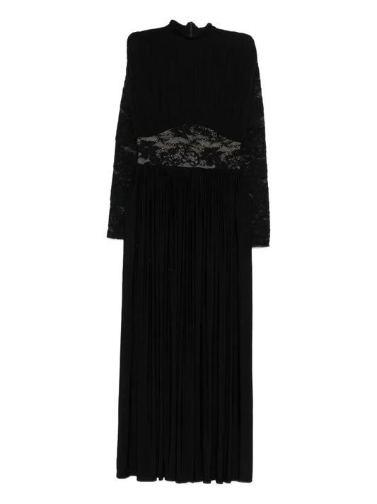 Zimmermann Rebellion Lace Insert Maxi Dress — Black — Size XS — Front View