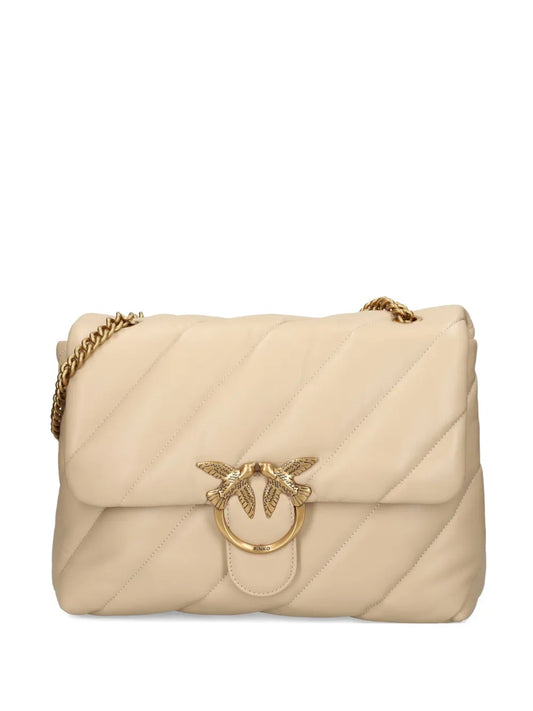 Pinko Medium Love Puff Chain Strap Shoulder Bag — Same as shown — Size One Size — Front View