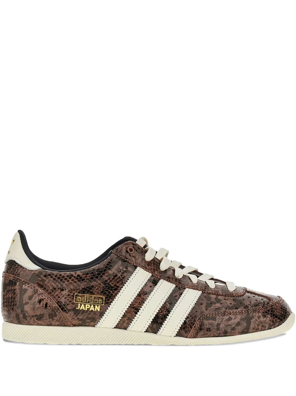 adidas Japan Stripes Sneakers — Brown — Size US M 10 - US W 11.5 — Front View