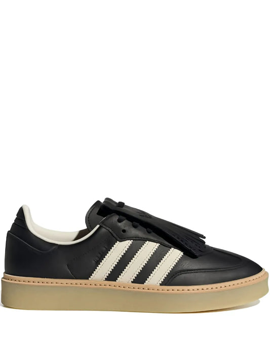 adidas Samba Lux Stripes Sneakers — Black — Size US M 10.5 - US W 12 — Front View