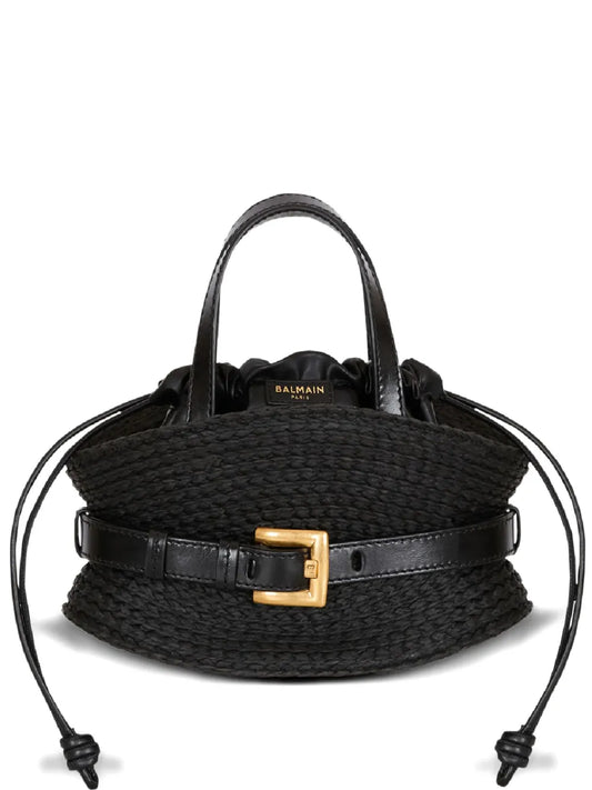 Balmain Mini Shuffle Belt Tote Bag — Same as shown — Size One Size — Front View