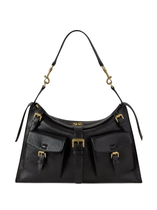 Mulberry Roxanne Buckle Detail Shoulder Bag — Same as shown — Size One Size — Front View