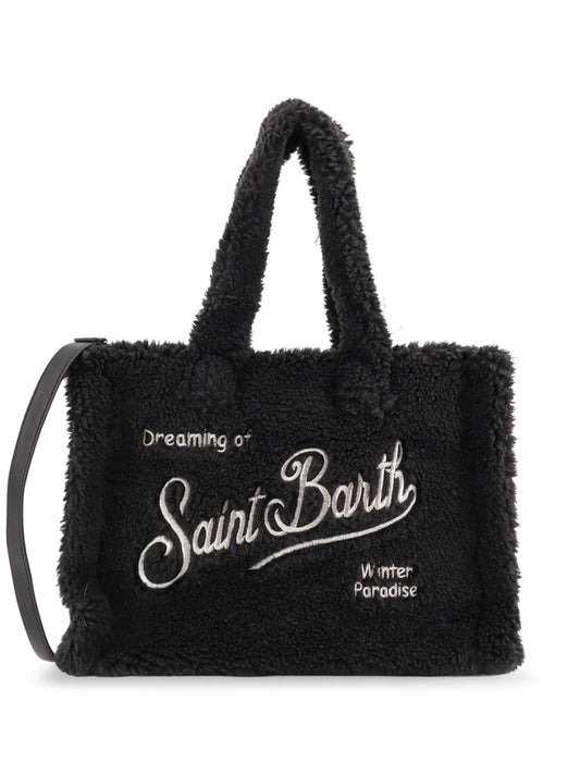 Mc2 Saint Barth Colette Teddy Embroidered Shoulder Bag — Same as shown — Size One Size — Front View
