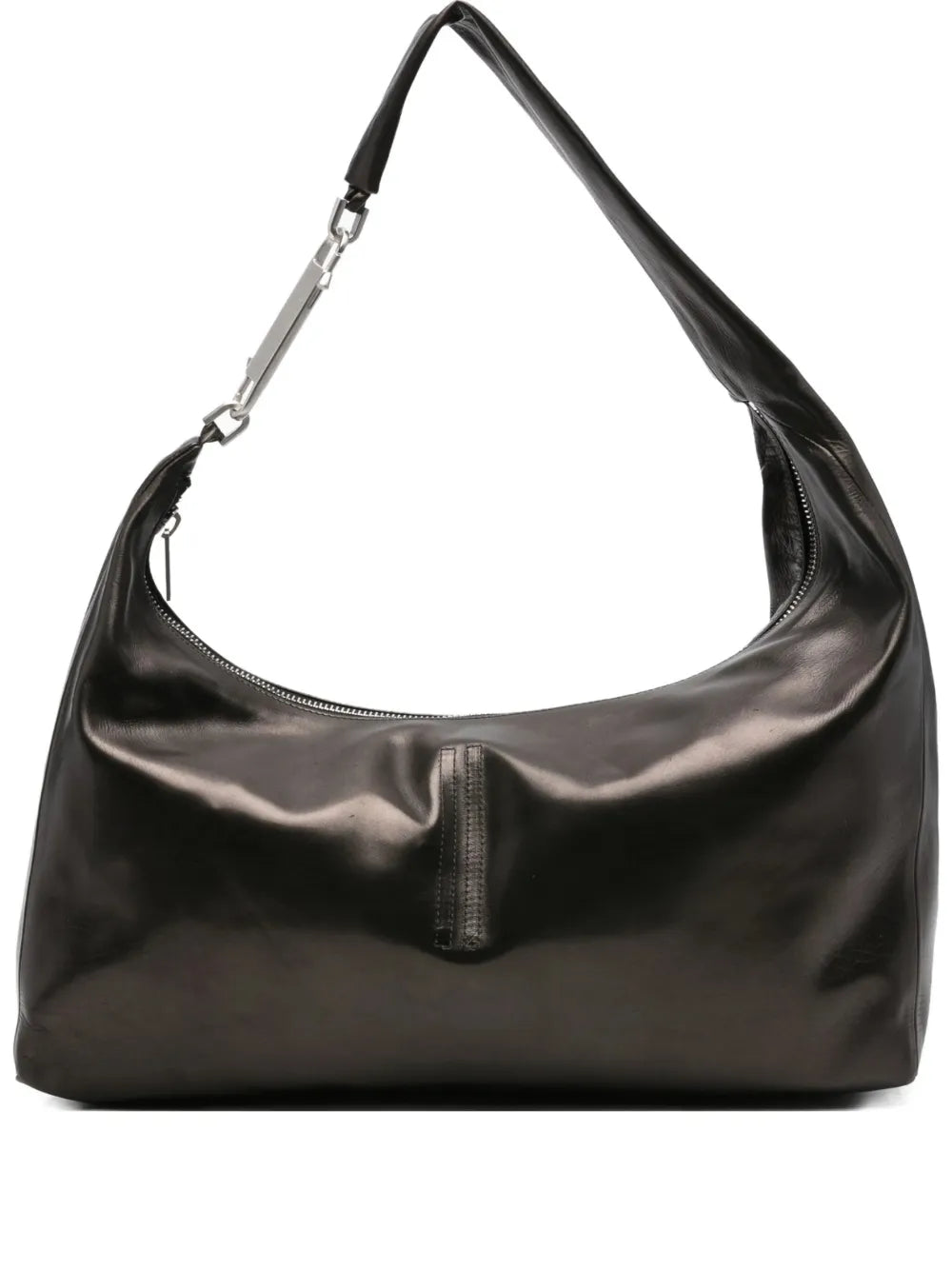 Rick Owens Gemini Leather Shoulder Bag — Same as shown — Size One Size — Front View