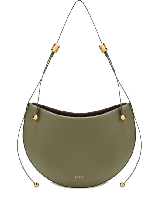 Furla Small Moonstone Leather Shoulder Bag — Same as shown — Size One Size — Front View