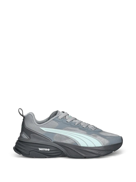 PUMA Nitro V2 Running Training — Grey — Size US M 3.5 - US W 5 — Front View