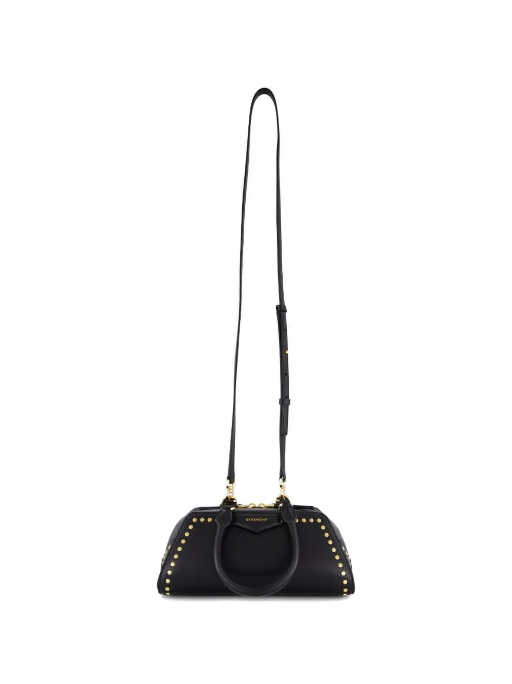 Givenchy Studded Top Handle Leather Shoulder Bag — Same as shown — Size One Size — Detail View