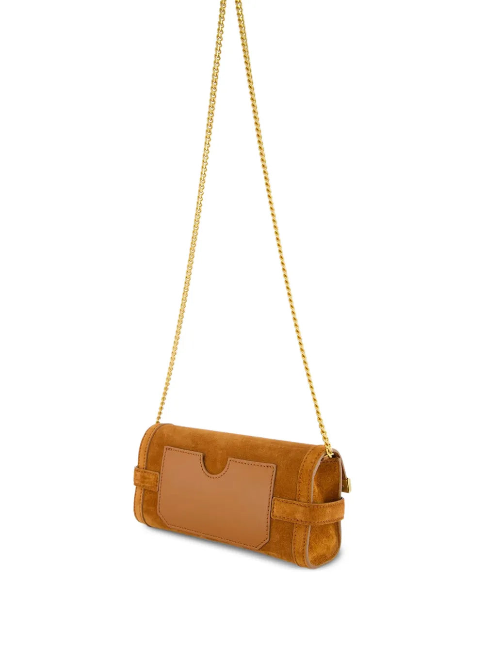 Balmain B Buzz 23 Suede Shoulder Bag — Same as shown — Size One Size — Side View