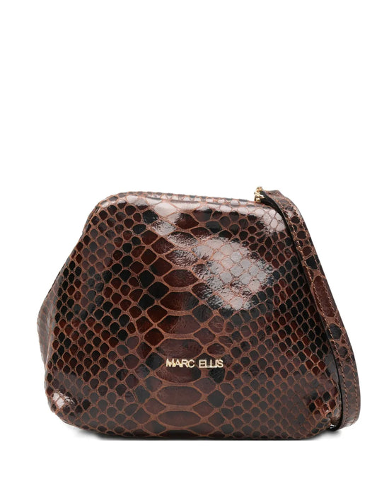 Marc Ellis Arlena S Py Logo Lettering Clutch — Same as shown — Size One Size — Front View