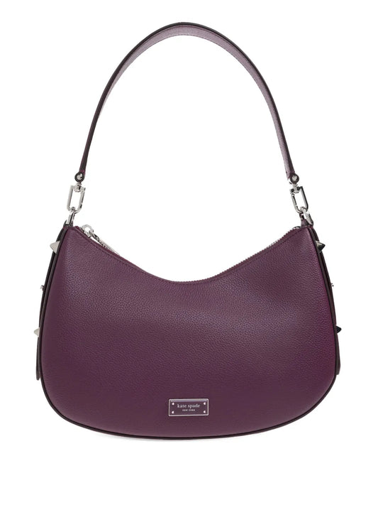 Kate Spade Liv Studded Leather Shoulder Bag — Same as shown — Size One Size — Front View