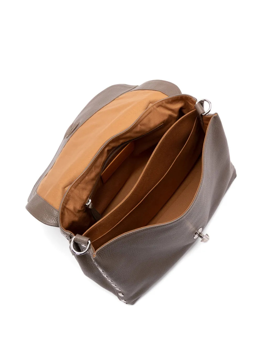 Zanellato Medium Postina Studded Turn Lock Tote Bag — Same as shown — Size One Size — Back View