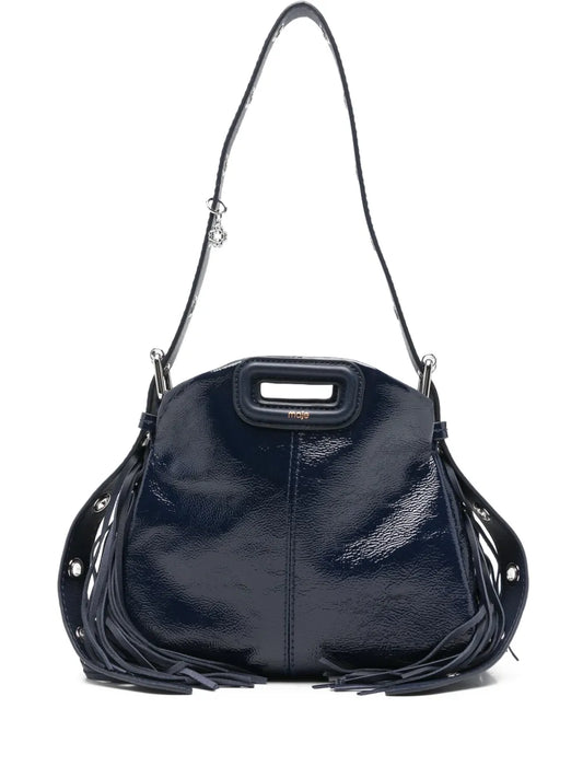 Maje Miss M Fringe Embellished Bag — Same as shown — Size One Size — Front View