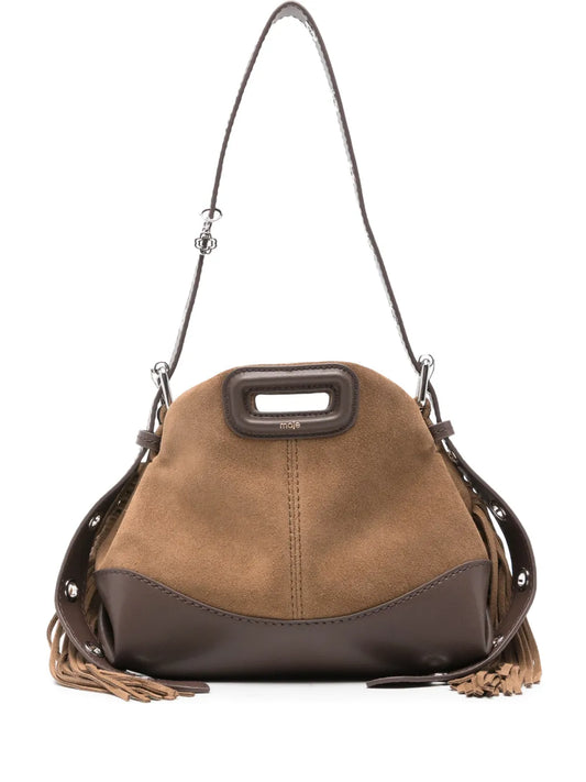 Maje Miss M Fringed Strap Shoulder Bag — Same as shown — Size One Size — Front View