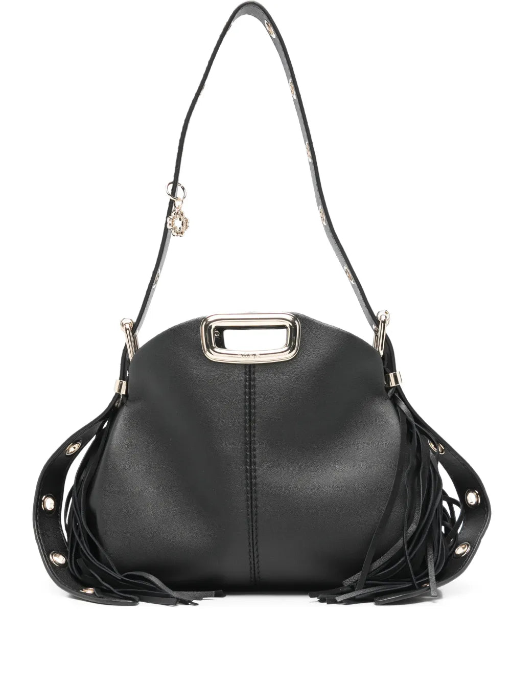 Maje Miss M Fringe Hardware Shoulder Bag — Same as shown — Size One Size — Front View