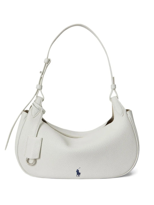 Polo Ralph Lauren Pony Leather Shoulder Bag — Same as shown — Size One Size — Front View