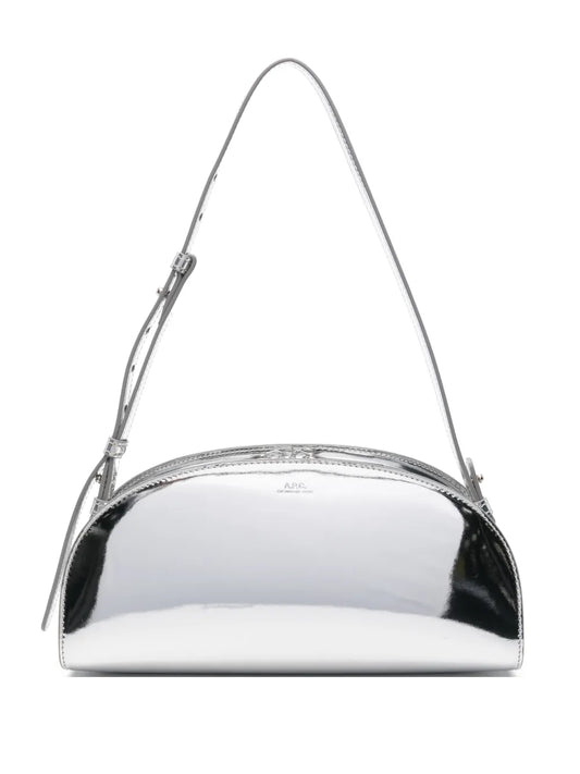 Apc Demi Lune Zip Shoulder Bag — Same as shown — Size One Size — Front View