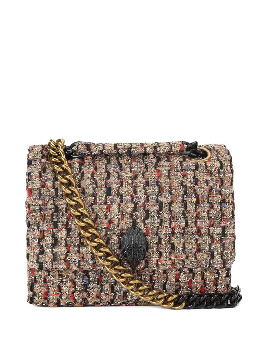 Kurt Geiger London Tweed Texture Shoulder Bag — Same as shown — Size One Size — Front View