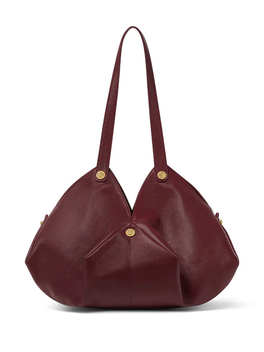 Versace Protea Leather Shoulder Bag — Same as shown — Size One Size — Front View