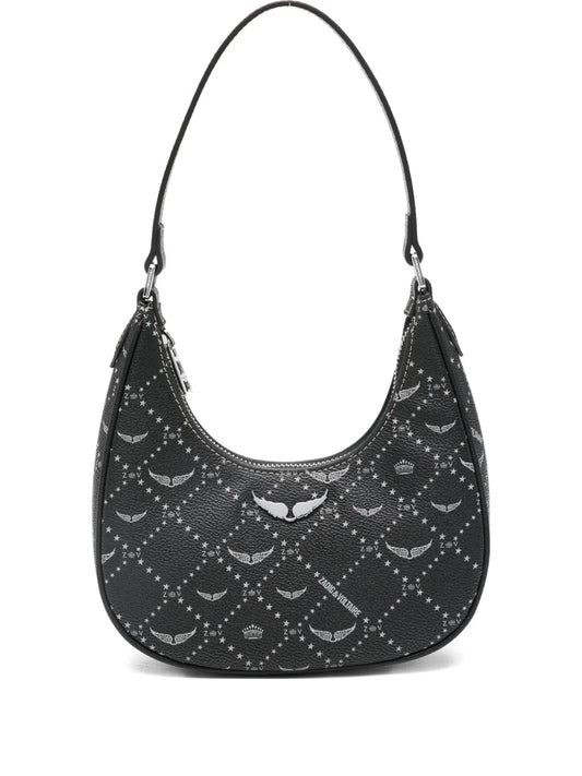 Zadigvoltaire Z Night Out Logo Graphic Shoulder Bag — Same as shown — Size One Size — Front View