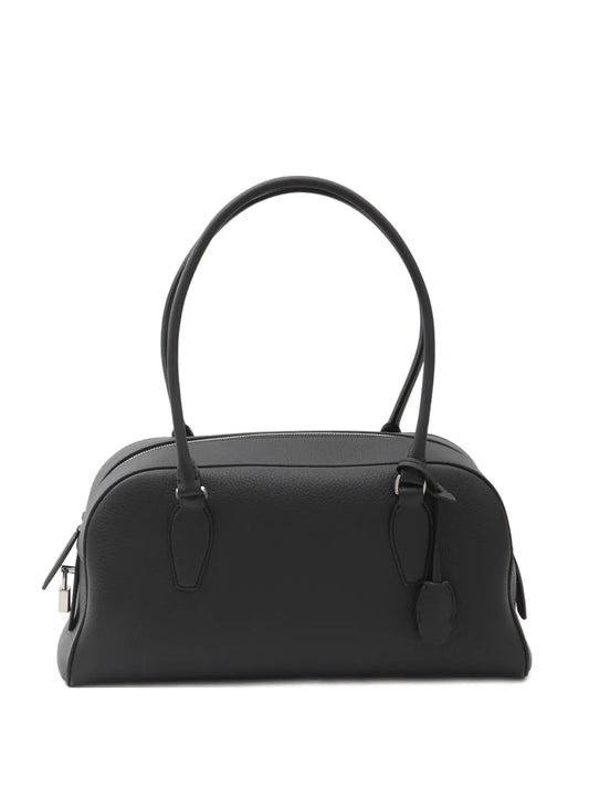 The Row Medium India Leather Shoulder Bag — Same as shown — Size One Size — Front View