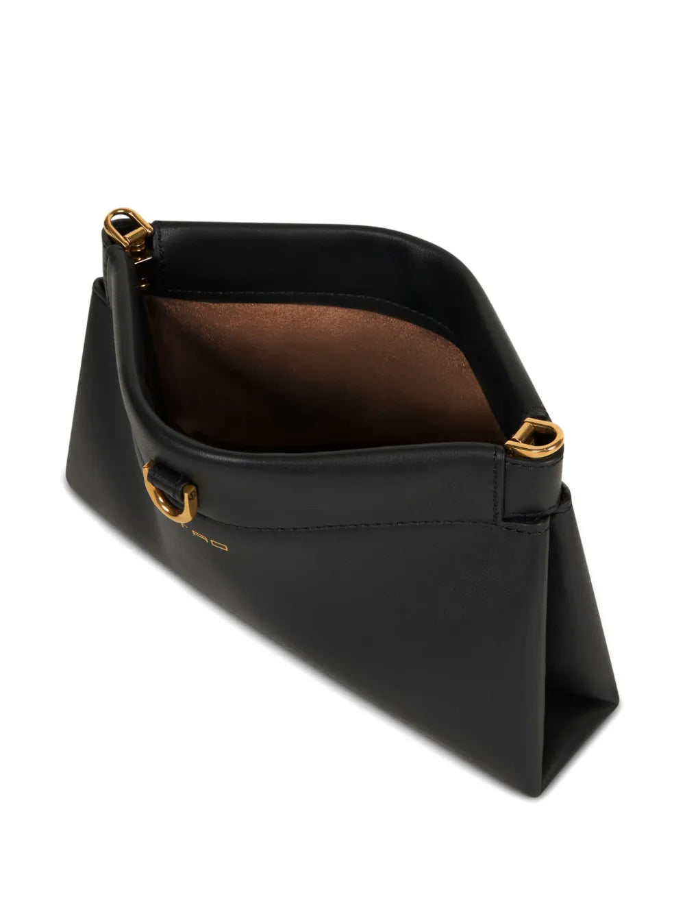 Etro Mini Talk Leather Shoulder Bag — Same as shown — Size One Size — Top View