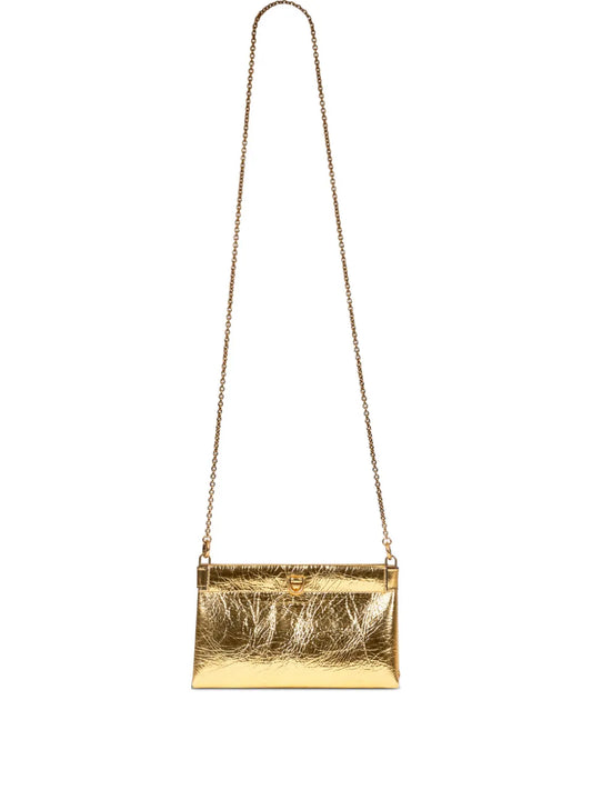 Etro Chain Strap Leather Shoulder Bag — Same as shown — Size One Size — Front View